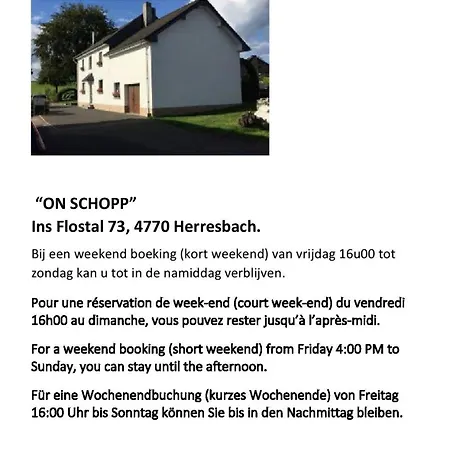 On Schopp Hébergement de vacances